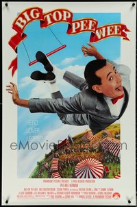 6m0432 LOT OF 8 UNFOLDED SINGLE-SIDED BIG TOP PEE-WEE ONE-SHEETS 1988 Paul Rubens cult classic!