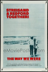 6m0526 LOT OF 5 FORMERLY TRI-FOLDED SINGLE-SIDED 27X41 WAY WE WERE ONE-SHEETS 1973 Streisand, Redford