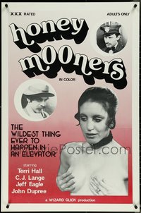6m0191 LOT OF 23 UNFOLDED SINGLE-SIDED HONEY MOONERS ONE-SHEETS 1978 wildest thing in an elevator!