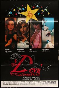 6m0298 LOT OF 16 FORMERLY TRI-FOLDED SINGLE-SIDED PHOTO STYLE DEVIL IN MISS JONES PART 2 ONE-SHEETS 1983