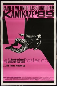 6m0407 LOT OF 9 UNFOLDED SINGLE-SIDED KAMIKAZE '89 ONE-SHEETS 1982 Rainer Werner Fassbinder!