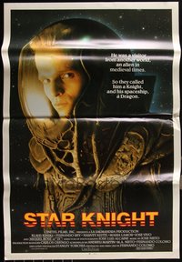 6m0143 LOT OF 27 UNFOLDED SINGLE-SIDED 27X41 STAR KNIGHT ONE-SHEETS 1985 visitor from another world!