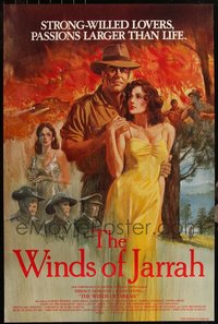 6m0175 LOT OF 24 UNFOLDED SINGLE-SIDED 27X41 WINDS OF JARRAH ONE-SHEETS 1983 strong-willed lovers!