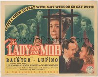 6p0580 LADY & THE MOB TC 1939 slay with or go gay with Ida Lupino & Fay Bainter, ultra rare!