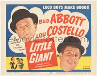 6p0583 LITTLE GIANT TC R1954 buffoons Bud Abbott & Lou Costello are tycoons now, they make good!