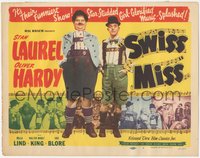 6p0598 SWISS MISS TC R1947 great different images of Stan Laurel & Oliver Hardy, ultra rare!