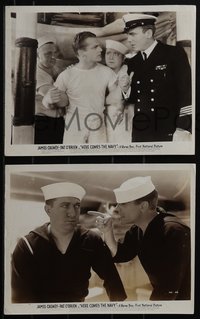 6p1499 HERE COMES THE NAVY 5 from 8x10.25 to 8.25x10.25 stills 1934 James Cagney, O'Brien, Williams!
