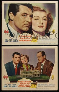 6p0801 MR. BLANDINGS BUILDS HIS DREAM HOUSE 8 LCs 1948 Cary Grant, Myrna Loy, great images!