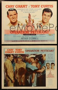 6p0806 OPERATION PETTICOAT 8 LCs 1959 Cary Grant & Tony Curtis, Joan O'Brien, Dina Merrill!