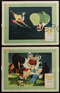 6p0809 PINOCCHIO IN OUTER SPACE 8 LCs 1965 great sci-fi cartoon artwork, explore new worlds of wonder!