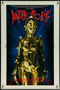 6r0821 METROPOLIS int'l 1sh R1984 Brigitte Helm as the gynoid Maria, The Machine Man!