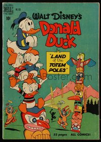 6s0446 FOUR COLOR COMICS #263 comic book Feb 1950 Carl Barks Donald Duck in Land of the Totem Poles!