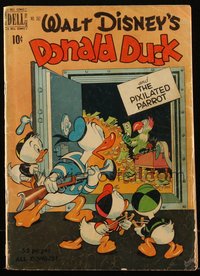 6s0448 FOUR COLOR COMICS #282 comic book July 1950 Carl Barks Donald Duck and The Pixilated Parrot!