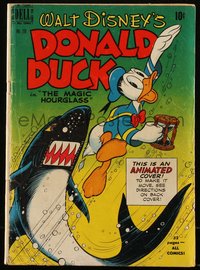 6s0449 FOUR COLOR COMICS #291 comic book Sep 1950 Walt Disney's Donald Duck in The Magic Hourglass!