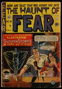 6s0057 HAUNT OF FEAR #16 comic book Jul 1950 art by Johnny Craig, Wood, Ingels, Kamen, second issue!