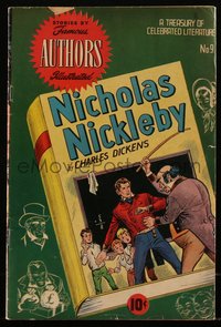 6s0423 STORIES BY FAMOUS AUTHORS ILLUSTRATED #9 comic book Nov 1950 Charles Dickens' Nicholas Nickleby