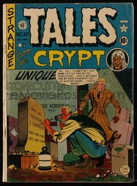 6s0004 TALES FROM THE CRYPT #20 comic book October 1950 historic 1st issue, Johnny Craig, Feldstein