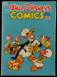 6s0557 WALT DISNEY COMICS & STORIES #103 comic book Apr 1949 Donald Duck & nephews play Easter pranks!