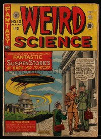 6s0104 WEIRD SCIENCE #13 comic book July 1950 art by Al Feldstein, Harvey Kurtzman, Wally Wood