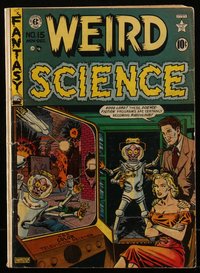 6s0105 WEIRD SCIENCE #15 comic book November 1950 art by Al Feldstein, Harvey Kurtzman, Kamen, Ingels