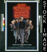 #393 SHARKY'S MACHINE 1sh '81 Burt Reynolds 