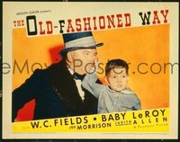 #181 OLD-FASHIONED WAY lobby card '34 W.C. Fields, Baby LeRoy!