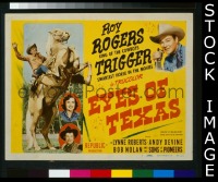 K127 EYES OF TEXAS title lobby card '48 Roy Rogers