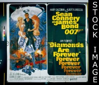 #7779 DIAMONDS ARE FOREVER 6sh '71 Connery 