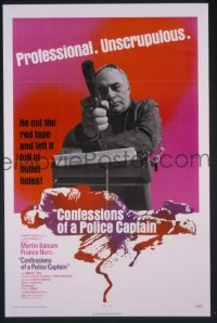 #101 CONFESSIONS OF A POLICE CAPTAIN 1sh '72 