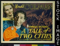 K385 TALE OF TWO CITIES title lobby card '35 Ronald Colman