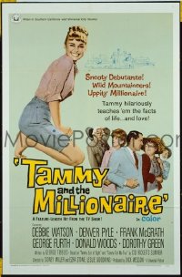 #626 TAMMY & THE MILLIONAIRE 1sh '67 Watson 
