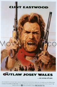 #1662 OUTLAW JOSEY WALES 1sh76 Clint Eastwood 