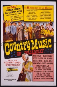 #156 COUNTRY MUSIC ON BROADWAY 1sh64 Williams 