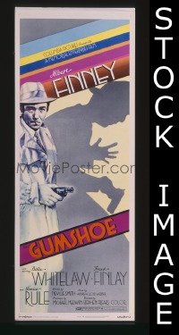 #231 GUMSHOE insert '72 film noir, Finney 