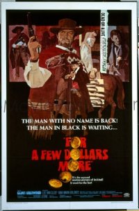 #1286 FOR A FEW DOLLARS MORE 1sh '67 Eastwood 