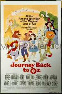 #303 JOURNEY BACK TO OZ 1sh '74 animation 
