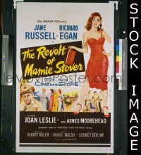 #9670 REVOLT OF MAMIE STOVER 1sh '56 Russell 