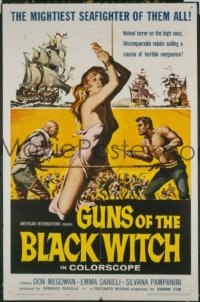 #1341 GUNS OF THE BLACK WITCH 1sh '61 AIP 