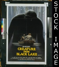 #209 CREATURE FROM BLACK LAKE 1sh '76 horror 