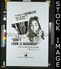 #7575 DON'T LOOK IN THE BASEMENT 1sh '73 