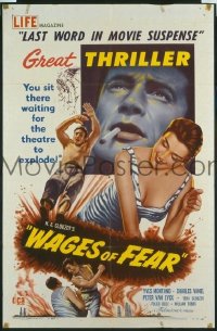 #535 WAGES OF FEAR 1sh '55 Montand 