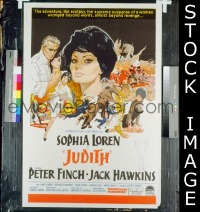 #6393 JUDITH Aust 1sh '66 Sophia Loren 