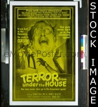 #1927 TERROR FROM UNDER THE HOUSE 1sh '71 