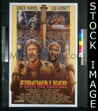 #276 FIREWALKER 1sh '86 Chuck Norris 