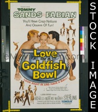 #1715 LOVE IN A GOLDFISH BOWL 1sh '61 Fabian 