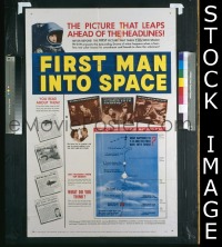 #004 1st MAN INTO SPACE 1sh '59 Thompson 
