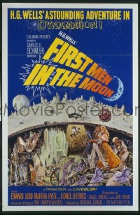 FIRST MEN IN THE MOON ('64) 1sheet