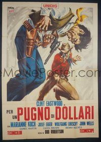 #254 FISTFUL OF DOLLARS Italian 2p '64 Eastwood