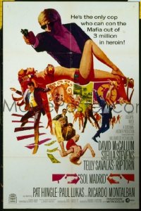 Q535 SECRET FILE OF SOL MADRID one-sheet movie poster '68 heroin!