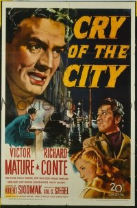 CRY OF THE CITY 1sheet